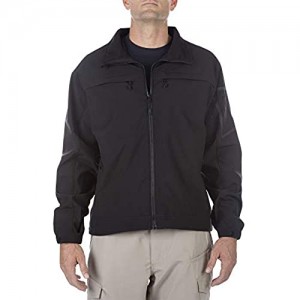 5.11 Tactical Men's Chameleon Soft Shell Jacket  Polyester Fabric  Inner Mesh Lining  Style 48099