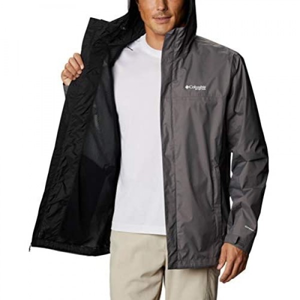 Columbia Men's PFG Storm Jacket Waterproof & Breathable City Grey/Black X-Large
