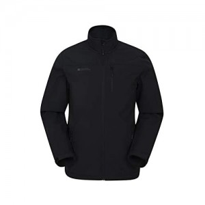 Mountain Warehouse Grasmere Mens Softshell Jacket -Breathable Raincoat