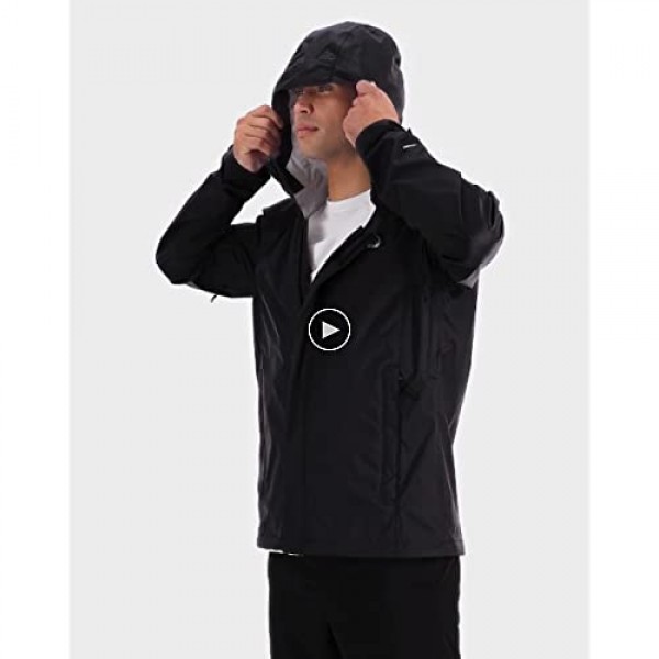 The North Face Men’s Venture 2 Waterproof Hooded Rain Jacket