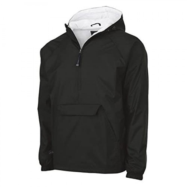 Charles River Apparel unisex-adult Wind & Water-resistant Pullover Rain Jacket (Reg/Ext Sizes)