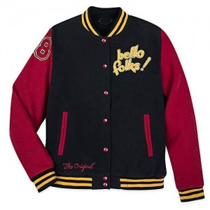 Disney Mickey Mouse and Pluto Varsity Jacket for Adults
