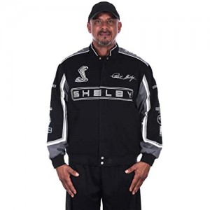 JH DESIGN GROUP Shelby Logo Embroidered Twill Jacket - Cotton Winter Jacket for Men
