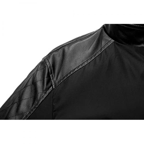 Tanming Men's Casual Slim Fit Lightweight Zip Up Softshell Bomber Jacket