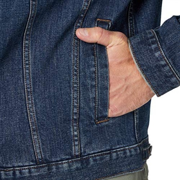 Wrangler mens Retro Unlined Stretch Denim Jacket