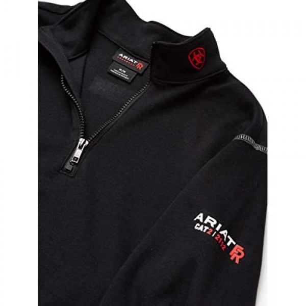 Ariat Men's Flame Resistant Polartec 1/4 Zip BaselayerShirt