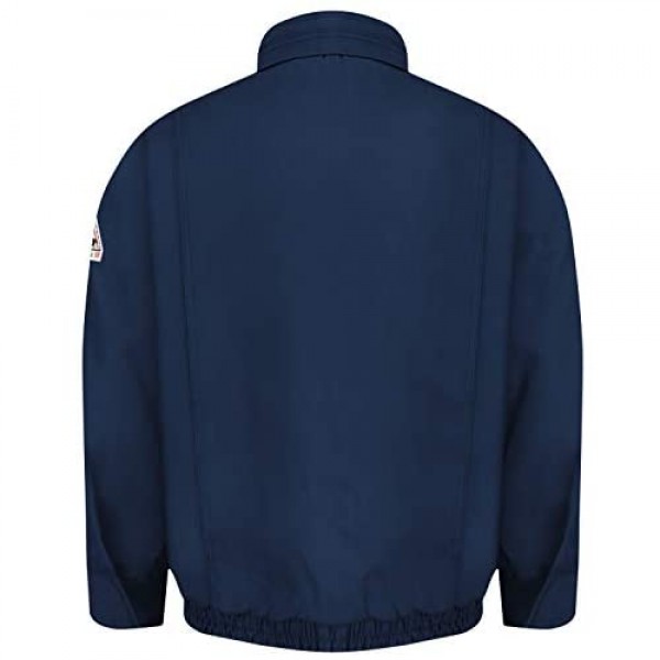 Bulwark Flame Resistant 7 oz Twill Cotton/Nylon ComforTouch Lined Bomber Jacket