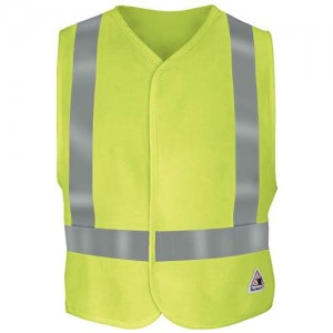 Bulwark Hi-Visibility Flame-Resistant Safety Vest - Big/Tall