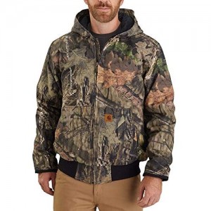 Carhartt Men's Hunt Duck Loose Fit Insulated Active Jacket  Mossy Oak Break Up Country  Large