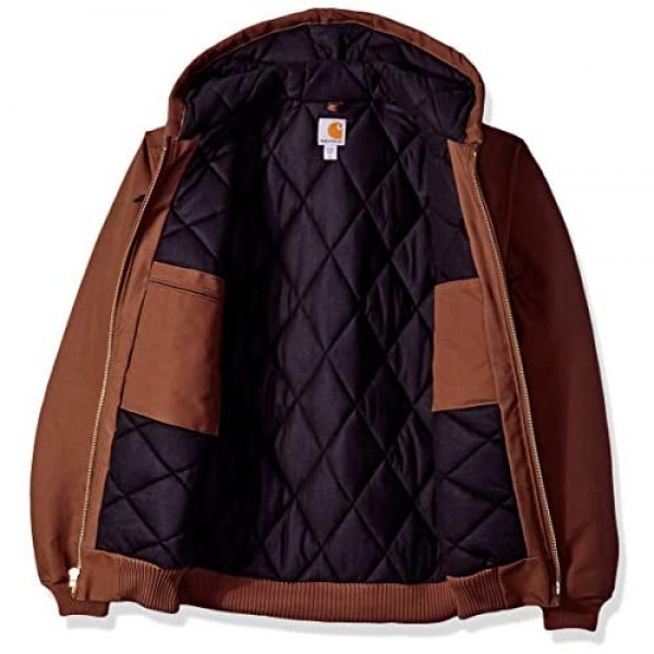 Carhartt mens Loose Fit Firm Duck Insulated Flannel-lined Active Jacket