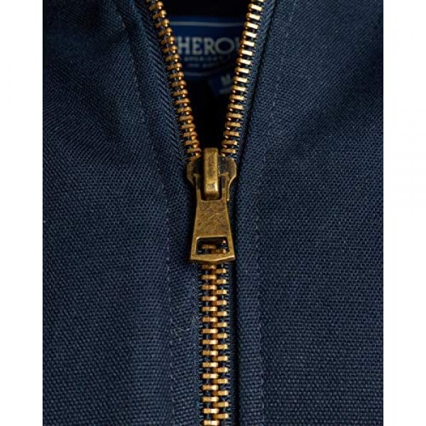 CHEROKEE Men’s Workwear Outerwear – Duck Canvas Heavyweight Hooded Jacket (Plus