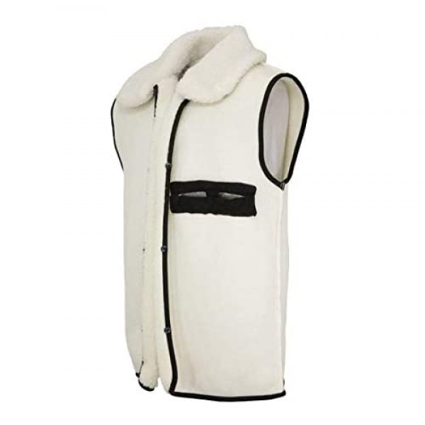 Outback Trading Company Unisex 2008 Wool Button-In Insulated Warm Liner Vest for Oilskin Jackets and Dusters