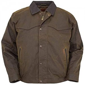 Outback Trading Men's 2149 Trailblazer Waterproof Cotton Oilskin Western Jacket