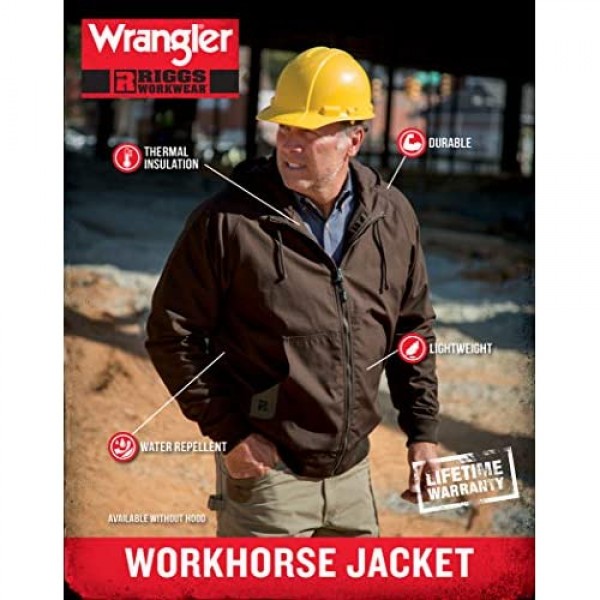 Wrangler Riggs Workwear Men's Workhorse Hooded Jacket