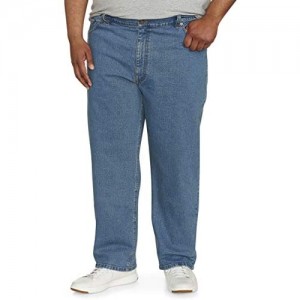  Essentials Men's Standard Big & Tall Relaxed Stretch Jean fit by DXL