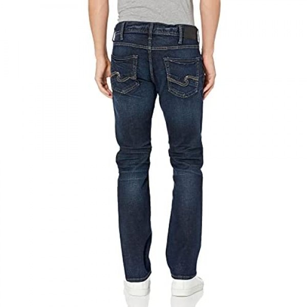 Silver Jeans Co. Men's Allan Classic Fit Slim Leg Jeans
