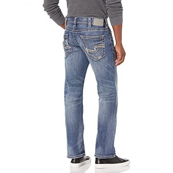 Silver Jeans Co. Men's Zac Relaxed Fit Straight Leg Jeans