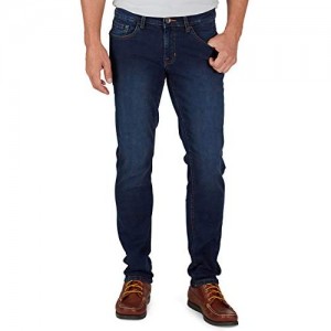 Weatherproof Vintage Men's Slim Fit Super-Soft Stretch Denim Jeans  Five Pocket