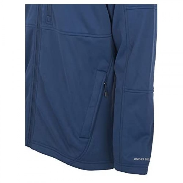 Avalanche Men's Mock Neck Fleece Lined Jacket With Zipper Pockets