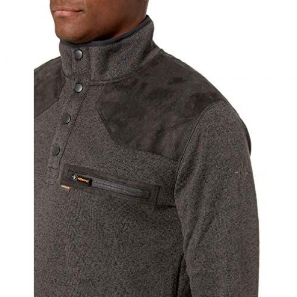 Nomad mens Slaysman Pop Over | Midweight Pullover With Scent Suppression & Water Resistance