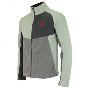 Spyder Men's Heath Color Block Full Zip Sweater  Color Variation