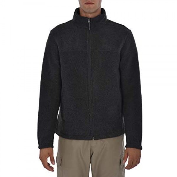 Swiss Alps Mens Full Zip Performance Polar Fleece Jacket Sweatshirt with Pockets