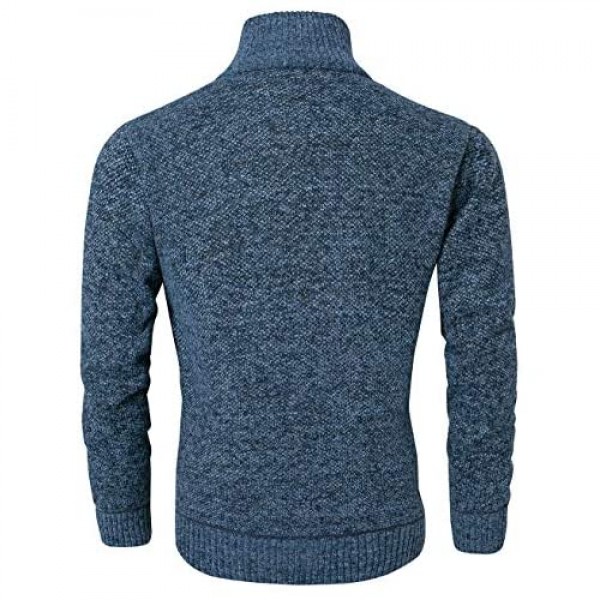 Vcansion Men's Classic Soft Knitted Cardigan Sweaters