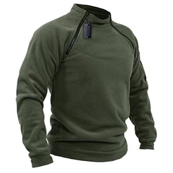 ZAPT Tactical Fleece Jacket Military Polartec Thermal Pro Thick Warm Tech Fleece