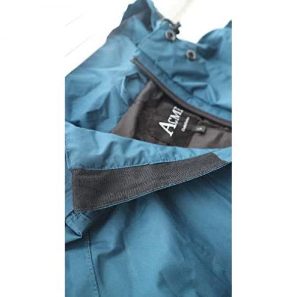 Acme Projects Rain Suit (Jacket + Pants) 100% Waterproof Breathable Taped Seam 10000mm/3000gm YKK Zipper
