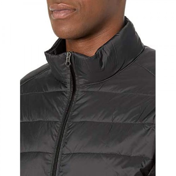 Essentials Men's Lightweight Water-Resistant Packable Puffer Jacket