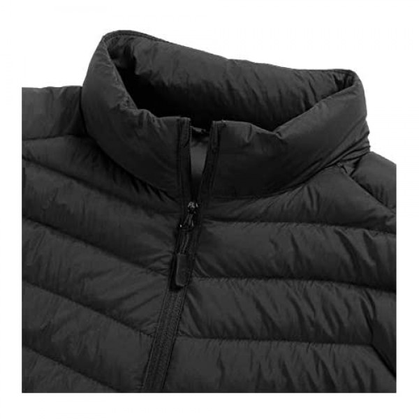 LAPASA Men's Lightweight Water-Resistant Down Jacket Breathable Windproof Packable M32