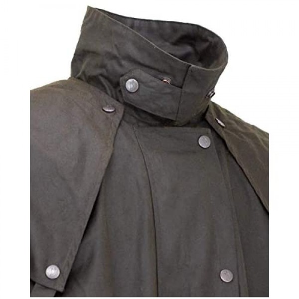 Outback Trading Company Unisex 2042 Low Rider Waterproof Breathable Full-Length Oilskin Duster Coat