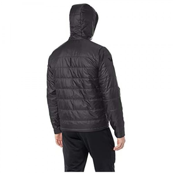Brand - Peak Velocity Men's Insulated Hooded Athletic-Fit Jacket
