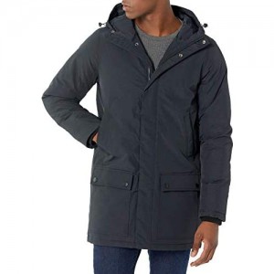  Essentials Men's Long-Sleeve Water-Resistant Hooded Insulated Coat