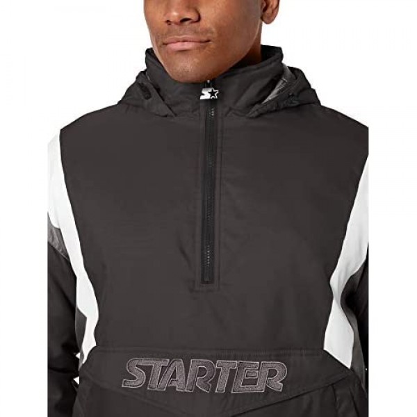 Starter Men's Throwback Half-Zip Pullover Jacket Exclusive