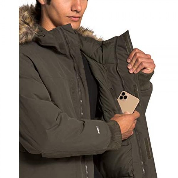The North Face Men's Stover Waterproof Hooded Insulated Jacket