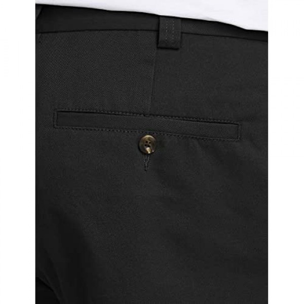Essentials Men's Big & Tall Relaxed-fit Wrinkle-Resistant Flat-Front Chino Pant