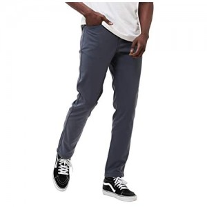 Western Rise at-Slim Pant for Men. Durable  Comfortable  Stain Resistant with 2 Way Stretch