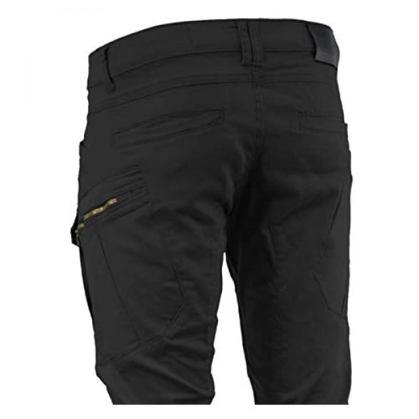 X RAY Men's Slim-Fit Cargo Pants Flex Stretch Tactical Casual Pant for Work Construction Military Outdoor Hiking