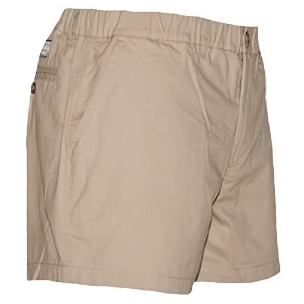 Meripex Apparel Men's 5.5 Inseam Elastic-Waist Shorts