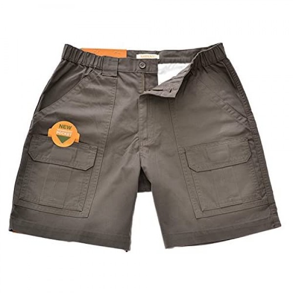 Savane Men's UPF 30 Comfort Hiking Cargo Shorts w/Tech Pocket