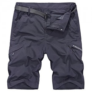 Vcansion Men's Outdoor Lightweight Hiking Shorts Quick Dry Shorts Sports Casual Shorts