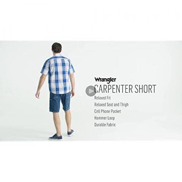 Wrangler Authentics Men's Classic Carpenter Short military khaki 34