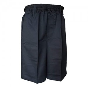 Benefit Wear Mens Full Elastic Waist Pull-On Shorts with Mock Fly