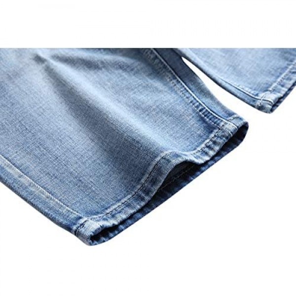 Sarriben Men's Summer Classic Fit Denim Shorts Above Knee Casual Short Jeans