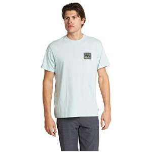 Billabong Men's Classic Short Sleeve Premium Logo Graphic Tee T-Shirt