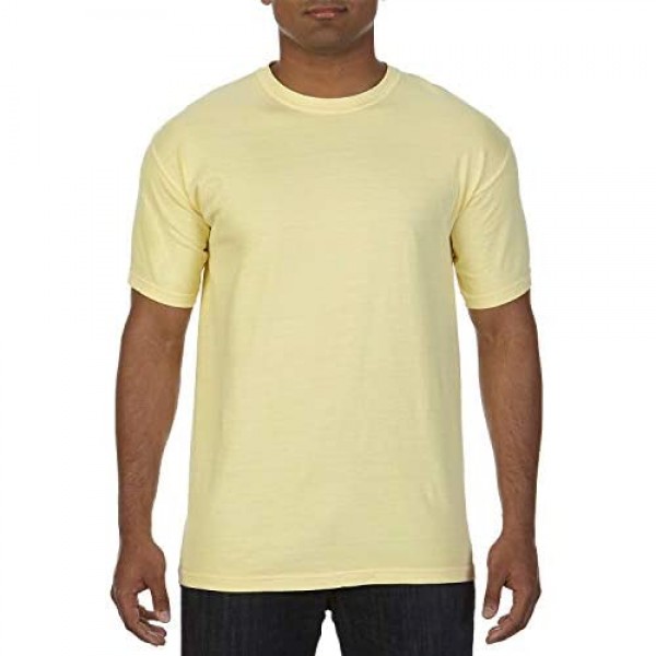Comfort Colors Men's Adult Short Sleeve Tee Style 1717 (Large Banana)