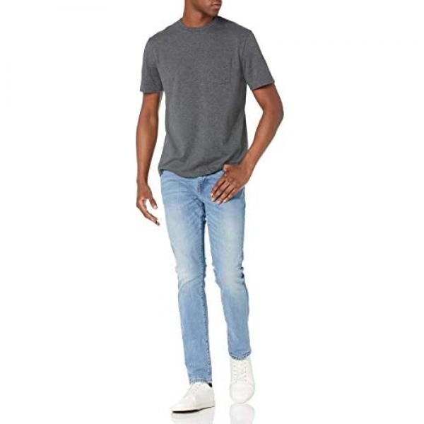 Essentials Men's 2-Pack Regular-Fit Short-Sleeve Crewneck Pocket T-Shirt
