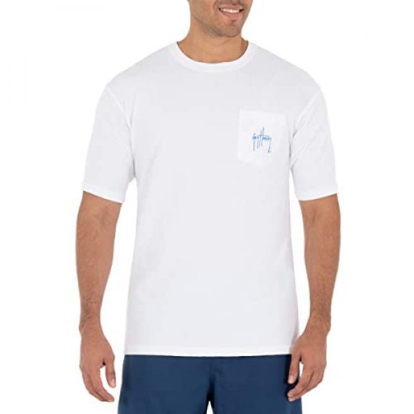 Guy Harvey Men’s Billfish Collection Short Sleeve Pocket T-Shirt