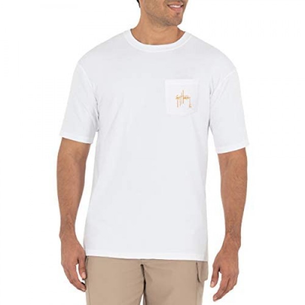 Guy Harvey Men’s Freshwater Fish Collection Short Sleeve Pocket T-Shirt